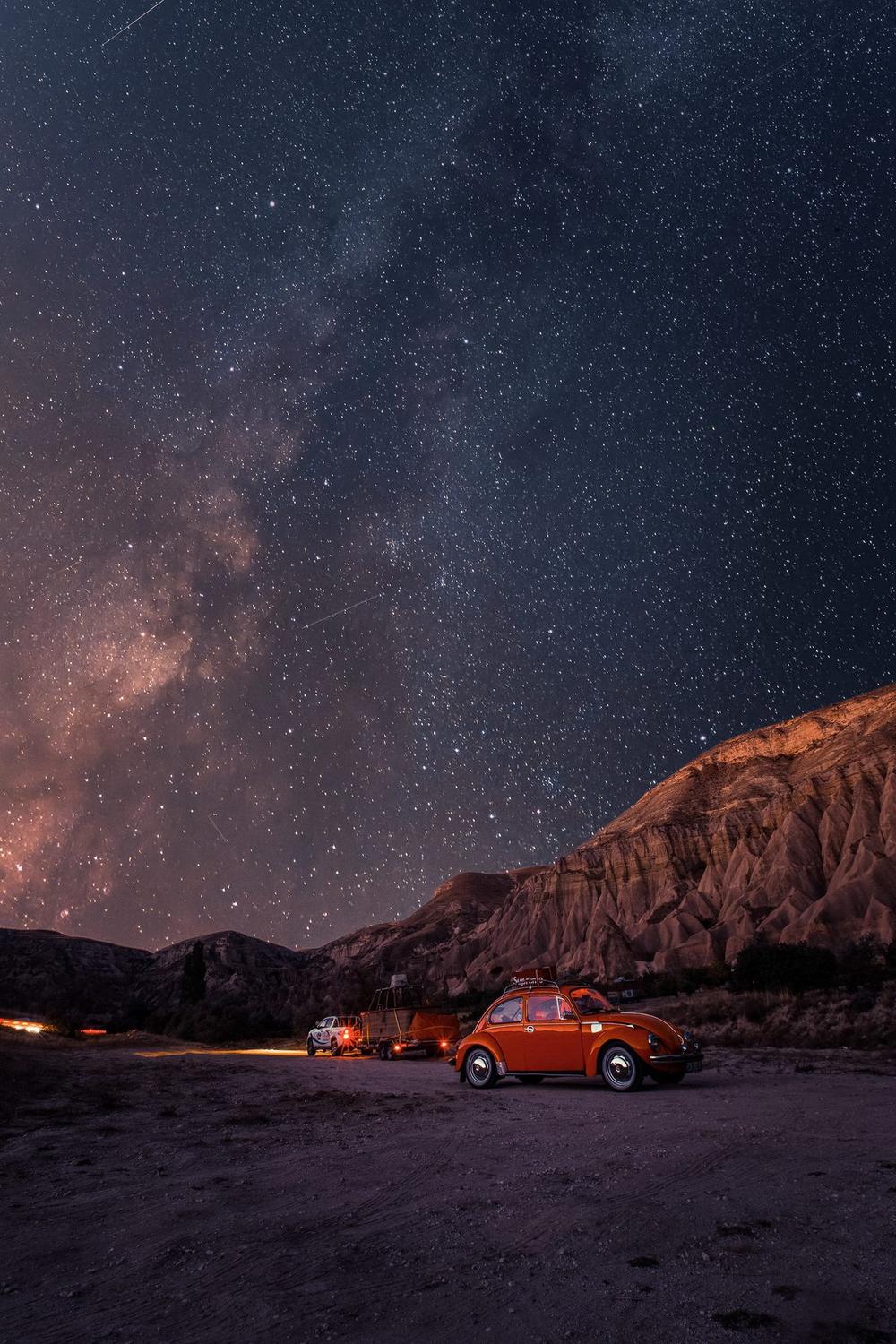 Kapadokya gece perdesi