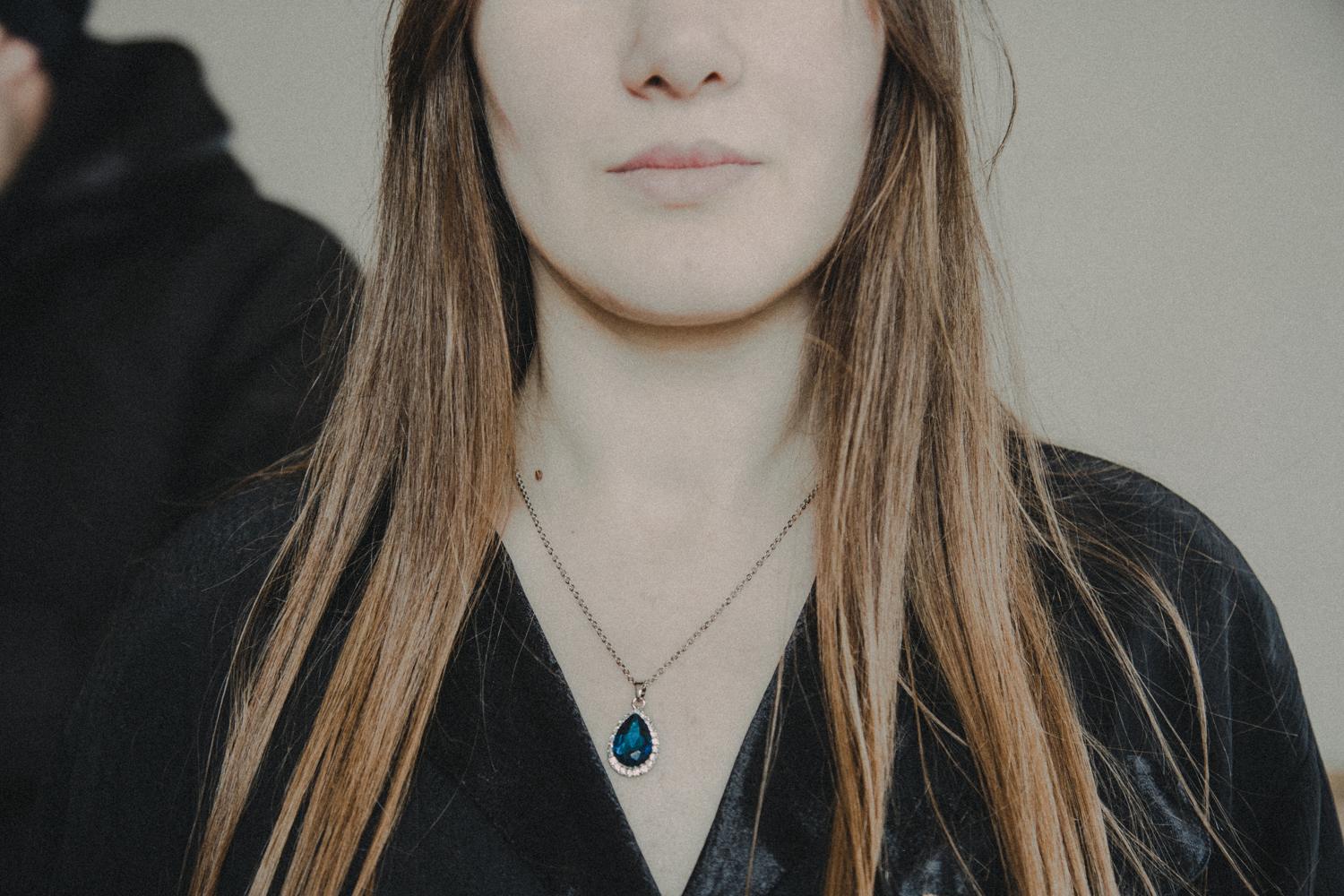 Blue Crystal kadraj arkası